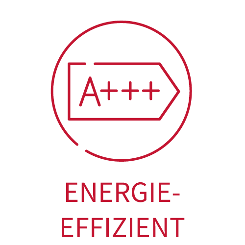 Hohe Energieeffizienz Icon: Energieeffizienz A+++